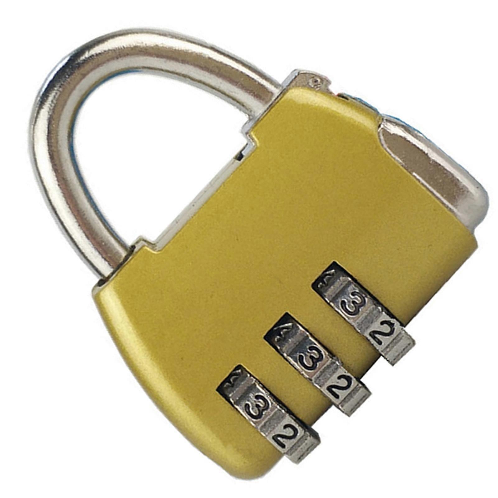 3-Digit Zinc Alloy Combo Lock - Heavy Duty Luggage Padlock โ image 2