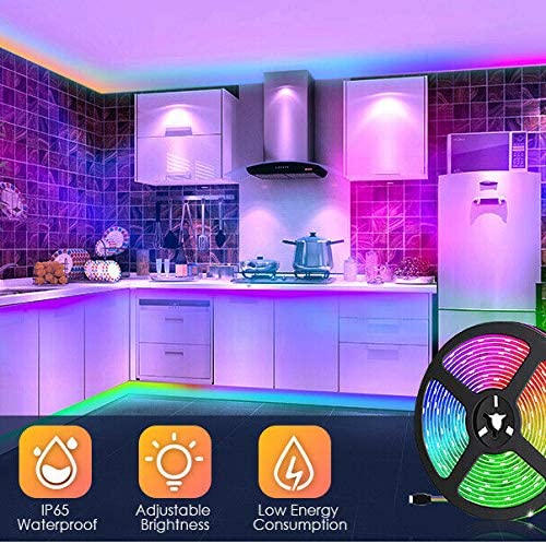 5050 RGB LED Strip Lights Waterproof SMD 300 IP65 5m 12V 44key IR Controller โ image 3