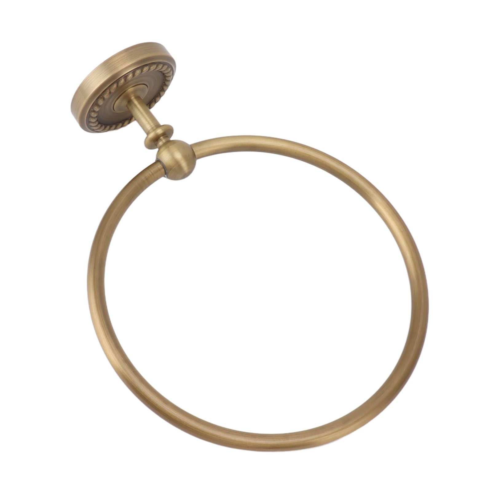 Bath Towel Ring Copper Round Wall Mounted Hand Shower Towel Holder Rack for Bathroom 970830 โ image 6