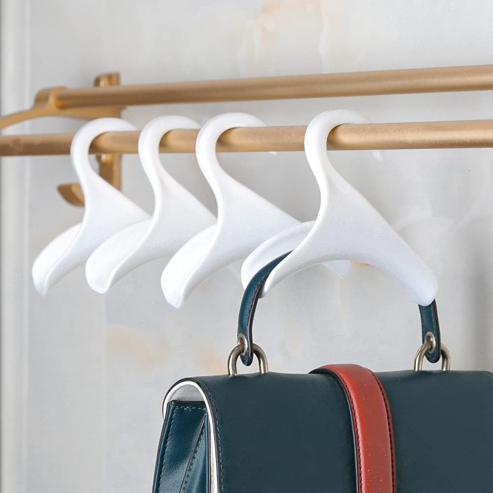 Purse Hanger Hook Bag Rack Holder - Handbag Hanger Organizer Storage - Over The Closet Rod Hanger for Storing and Organizing Purses | Backpacks |Satchels — image 4