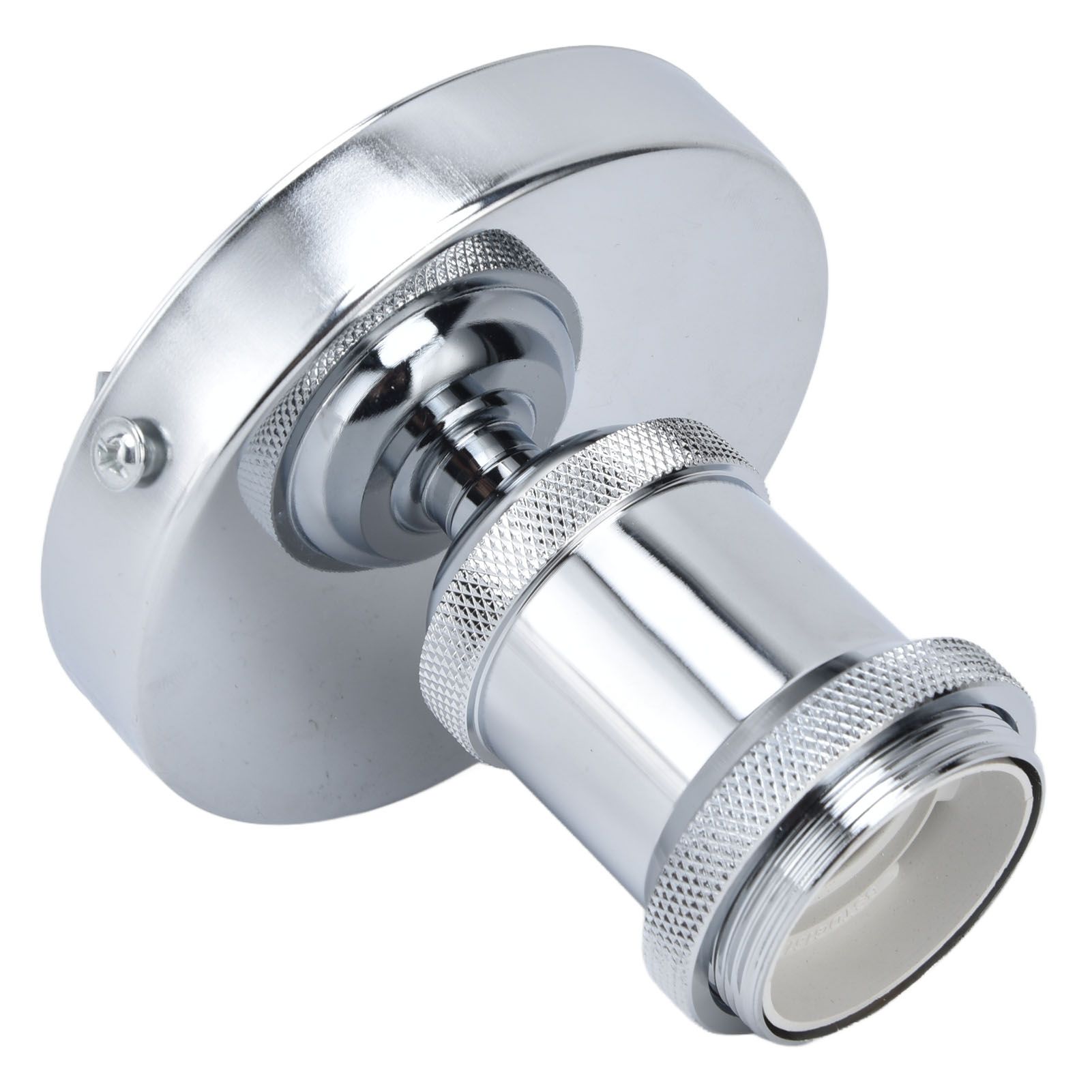 Vintage E26 E27 Lamp Socket Ceiling Lamp Holder with Accessories for Kitchen Bedroom Living Room 100‑240VSilver — image 2