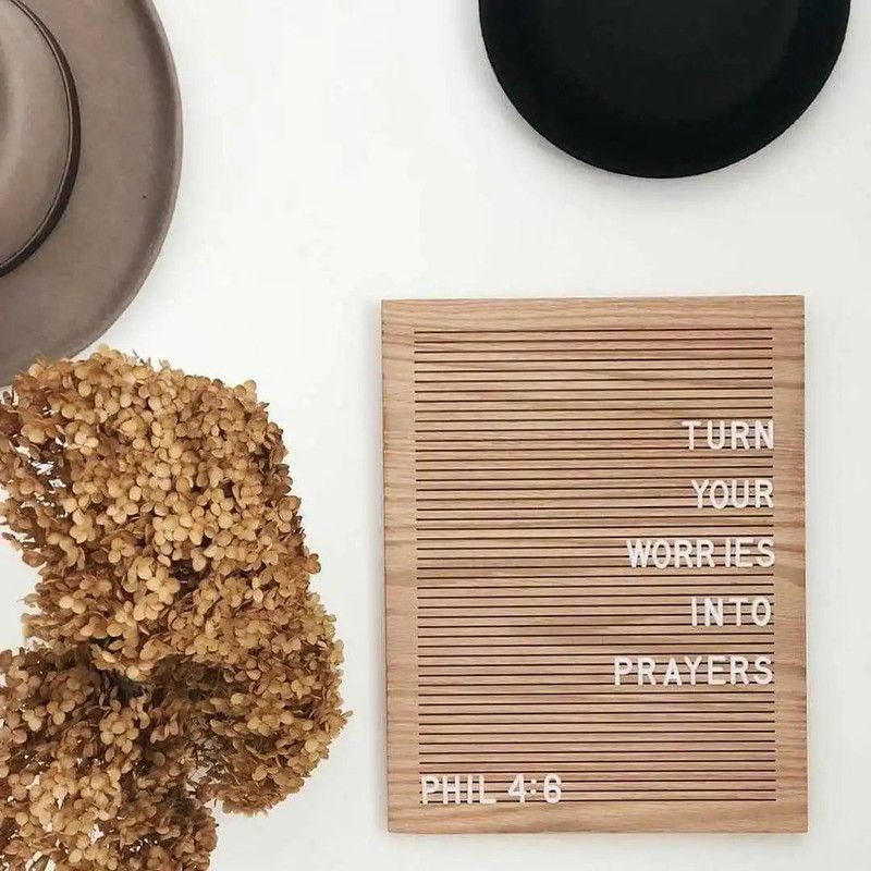 Natural Wood Letter Board — image 3