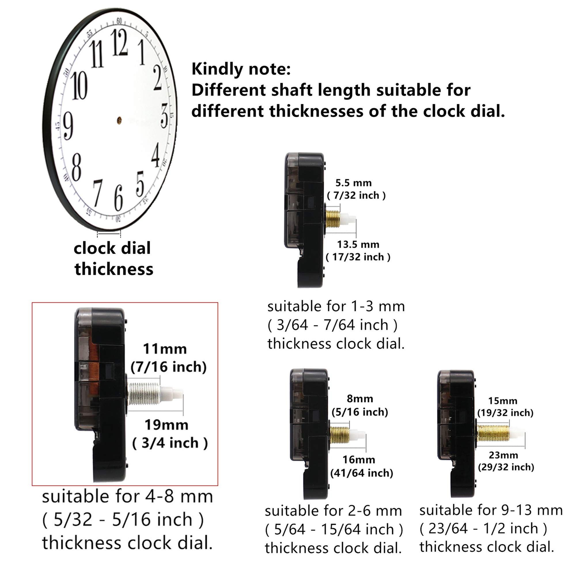 Shaft Clock Movement Wall Clock Movement Silent Scanning Silent Wall Clock Quartz Movement Accessories — image 4