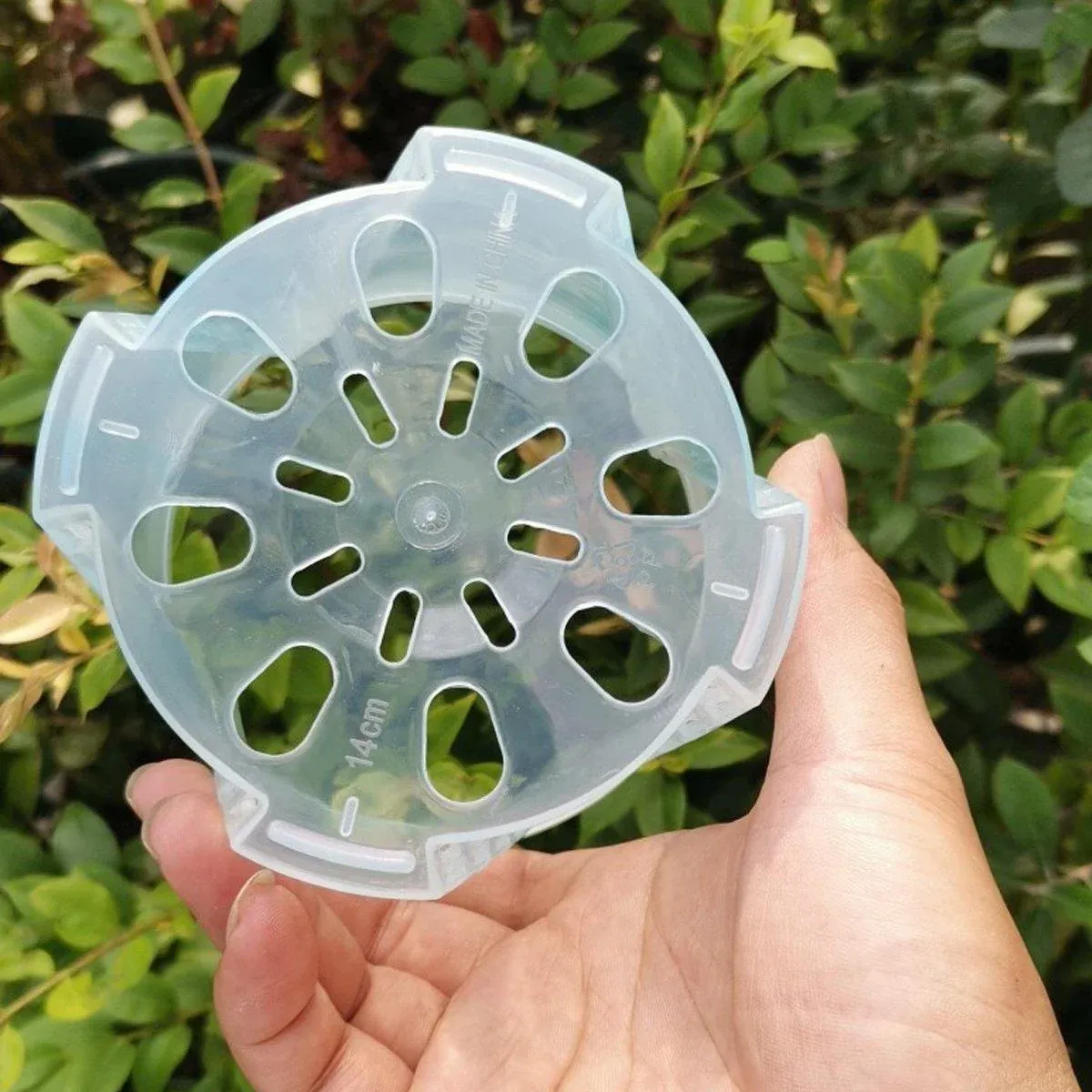 10xClear Plastic Orchid Pots with Holes for Phalaenopsis Root Aeration — image 6