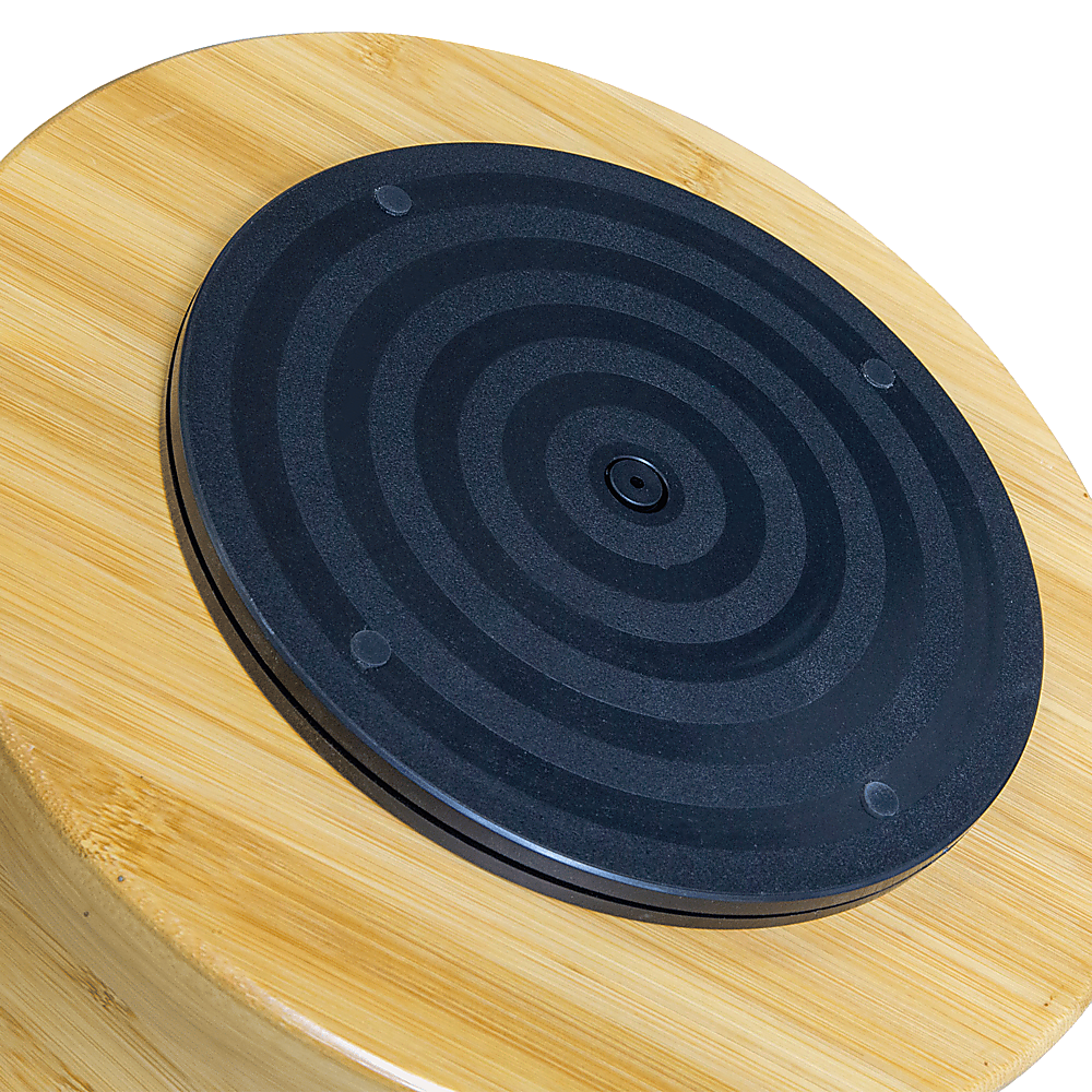 2-Tier Bamboo Lazy Susan Turntable Organizer for Kitchen Counter Cabinet β image 6