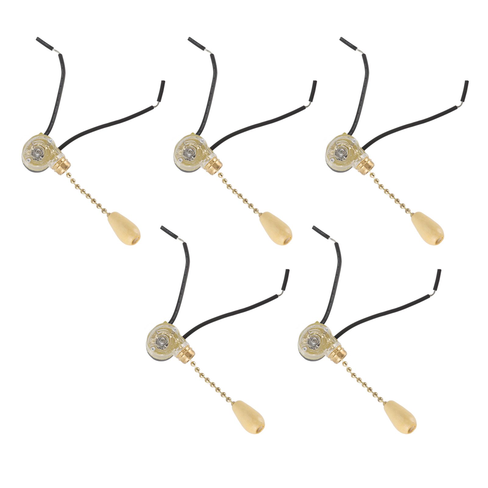 5pcs Pull Chain Switch Exquisite Replacement Ceiling Fan Light Switch Cord for Wall Lamp 250V 125V — image 5