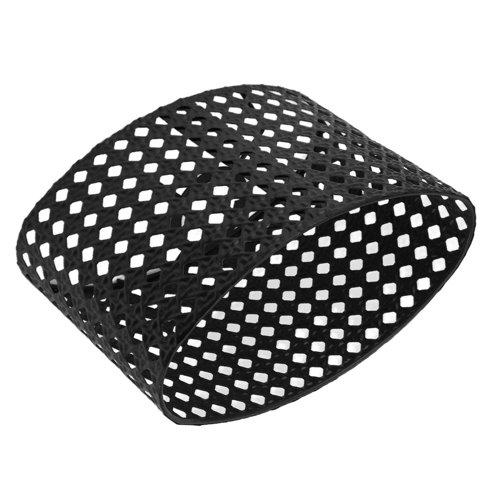 Iron Hollow Oval Lampshade Metal Engraving Hollow Lampshade Compatible for E27 E14 Caliber Lampholders Black โ image 5