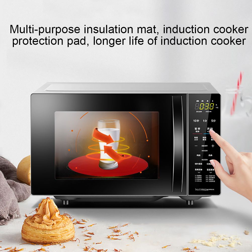 30cm Silicone Microwave Mat Non Stick Oven Mat Heat Resistant Microwave Turntable Mat — image 5