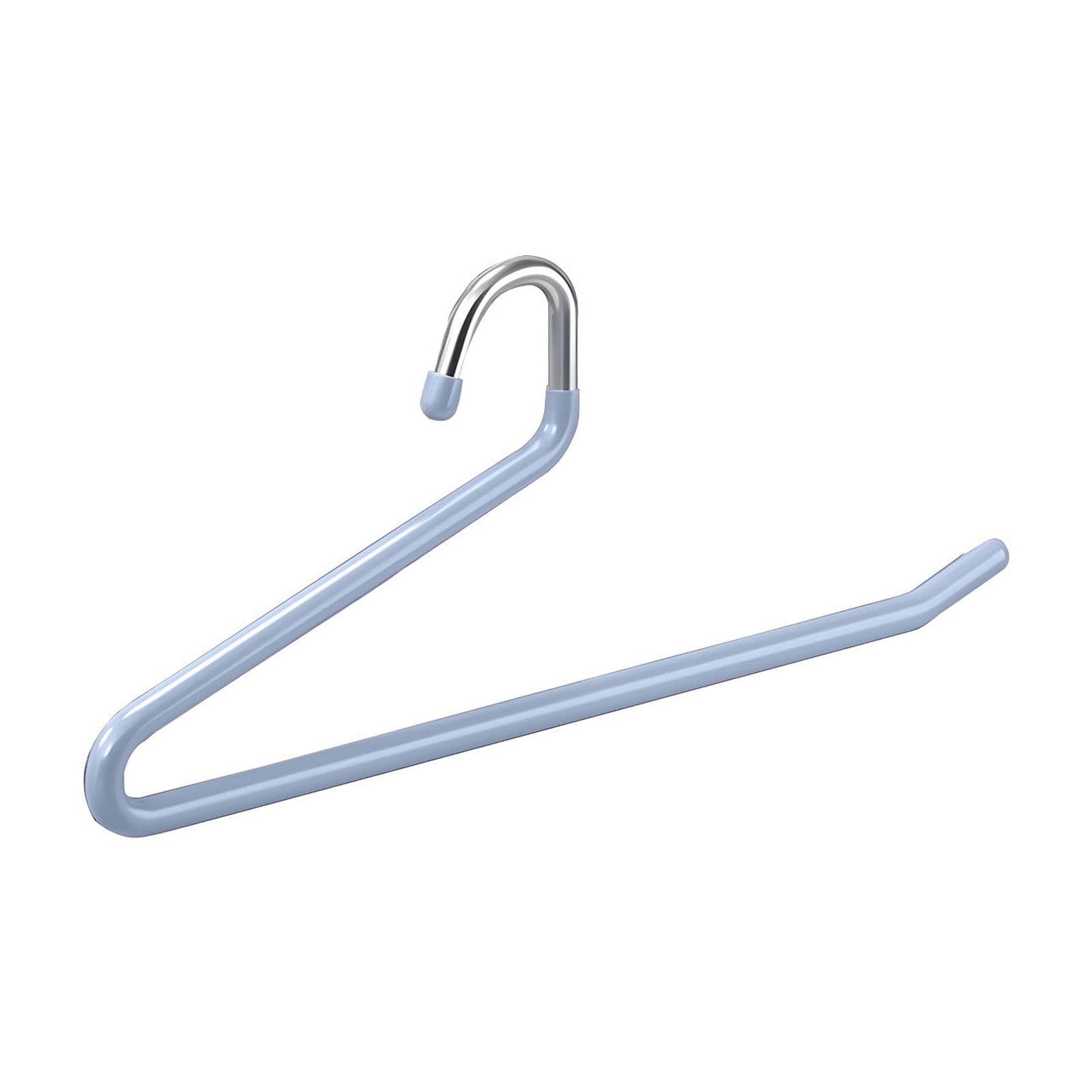 Heavy Duty Metal Pants Hangers, Jean Hangers for Closet, Open Ended Clothes Hanger for Pant Slack Trouser Scarf, Space Saving, Non Slip 14×4.7 in Pink — image 2