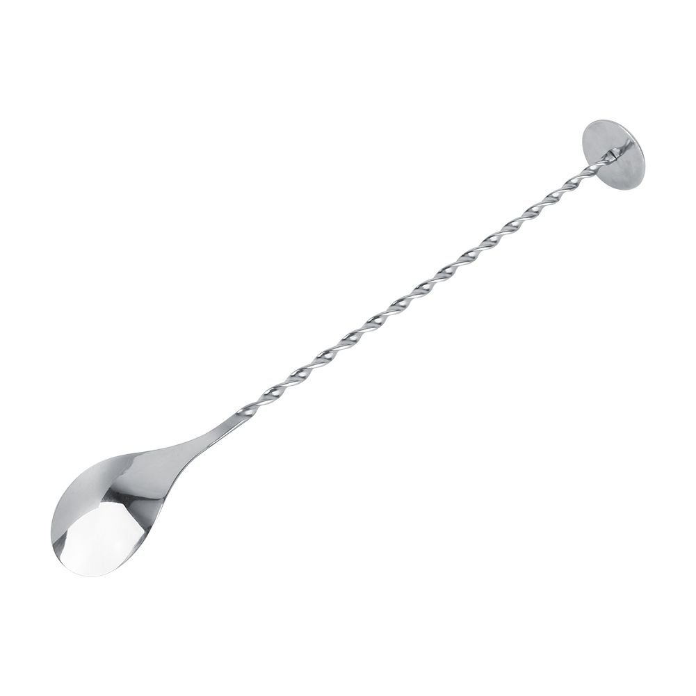 11In Stainless Steel Long Bar Spoon Steel Bartending Mixed Tall Drink Stir Spoon Bar Wine — image 6