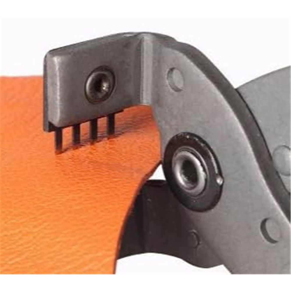 Leather Piercer Leather Craft Hole Punch Tools Hand-Held Silent Pliers Diamond Sewing Stitching Chisel Pricking Iron 4mm (4 Teeth) โ image 2