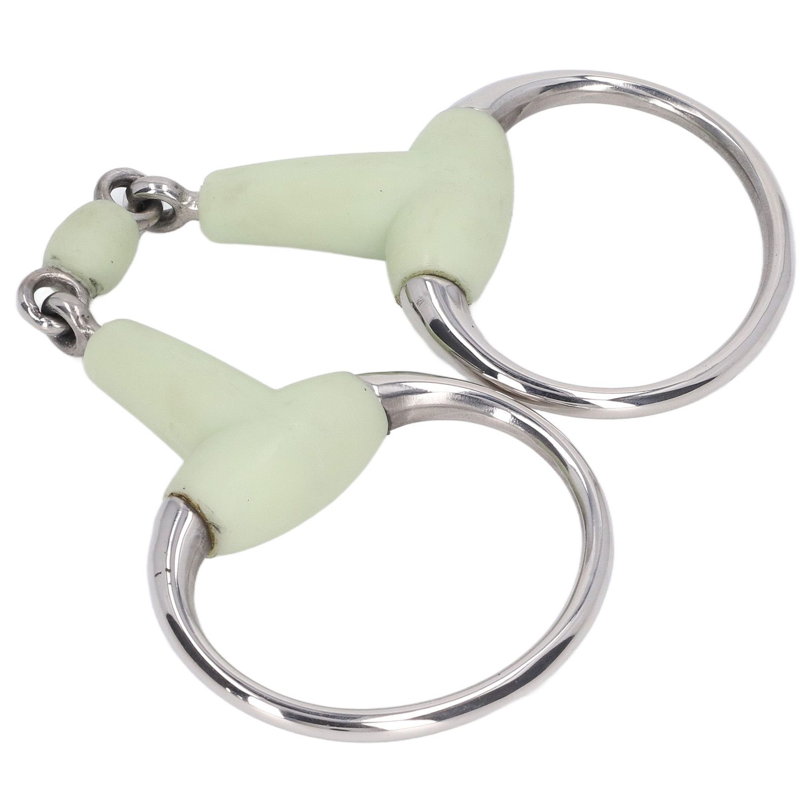 Horse Snaffle Bit Stainless Steel Horse Snaffle Roller Garden Breeding Mouth Bit for 125mm Horse Mouth โ image 3