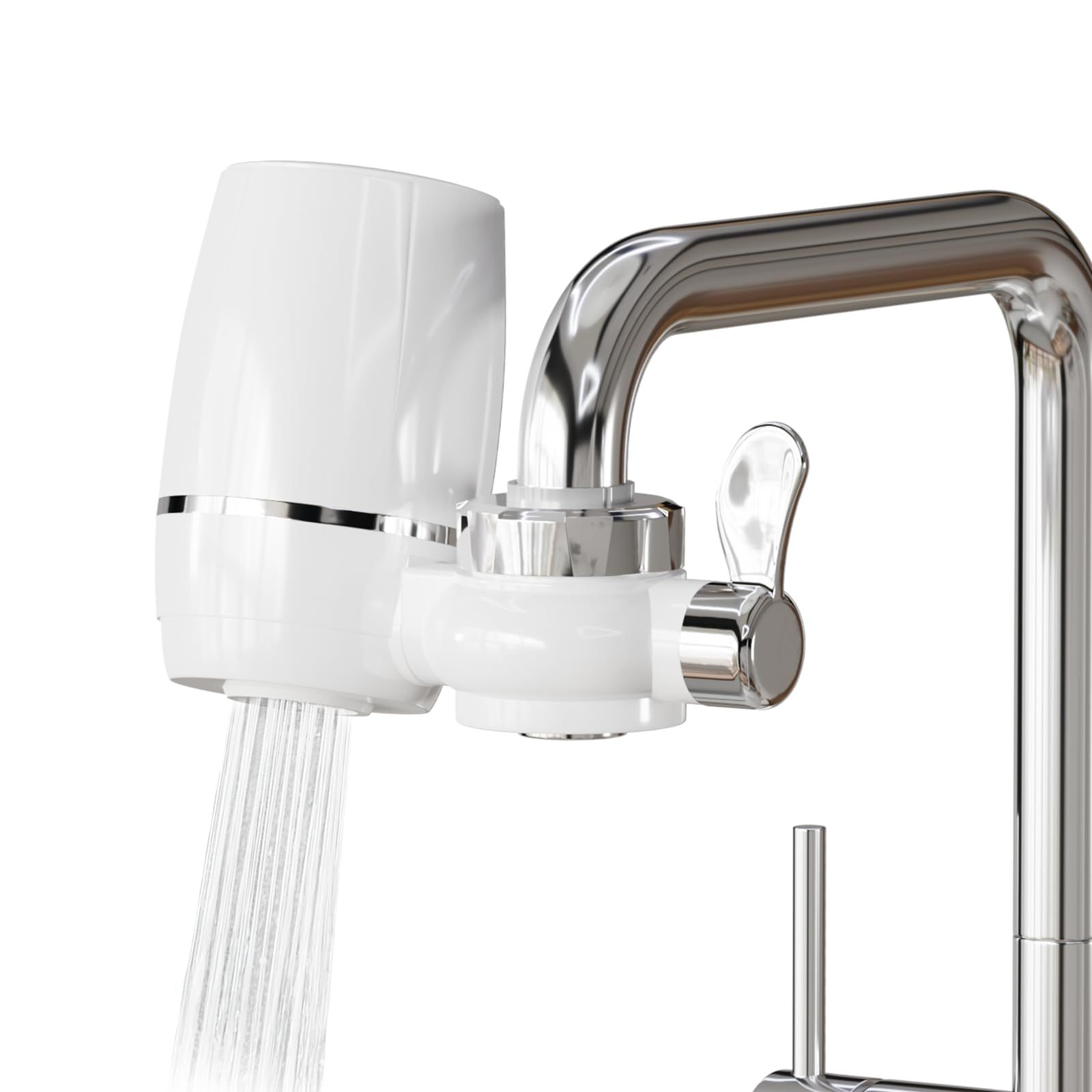Faucet Filter, Water Filtration System, Faucet Filter for Kitchen Sink, tap Water Filter, Reduces Chlorine and Odor