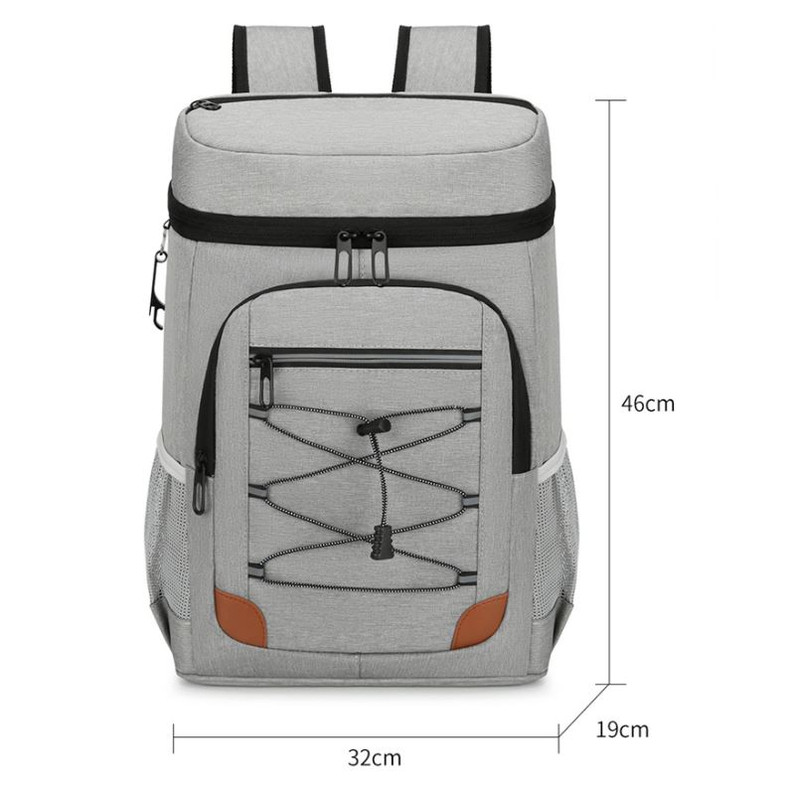 Blue 5.55 Gallons Large Insulated Picnic Backpack with Multi Pockets & Leak-Proof Interior - Multifunctional Waterproof Thermal Lunch Bag for Camping, Hiking & โ image 6