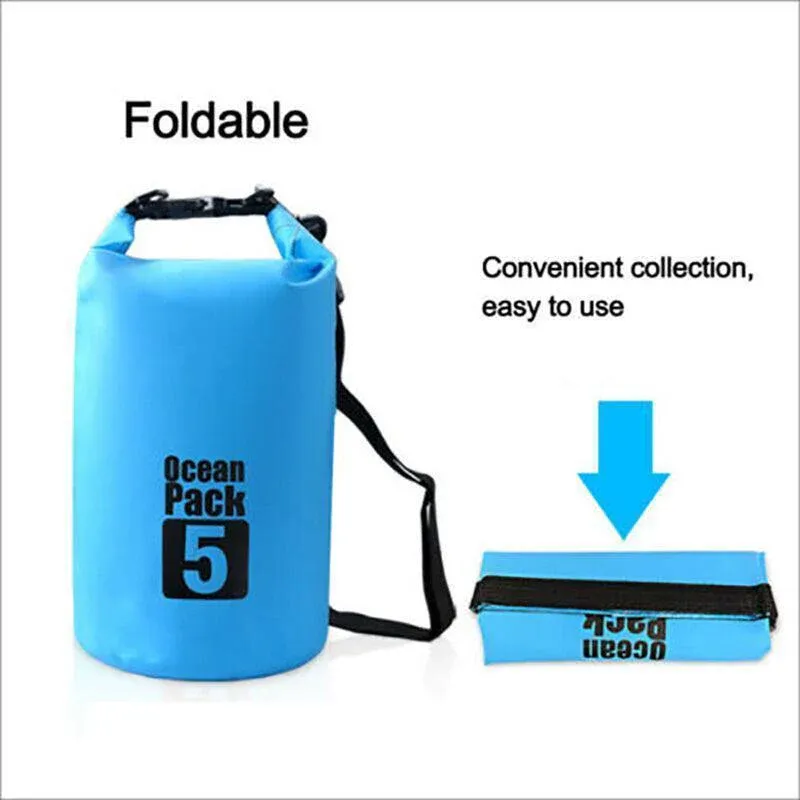 Yellow Waterproof Bag Dry Sack Fishing Camping Canoeing Outdoor 2/5/10/15/20/30 L - 20L โ image 4