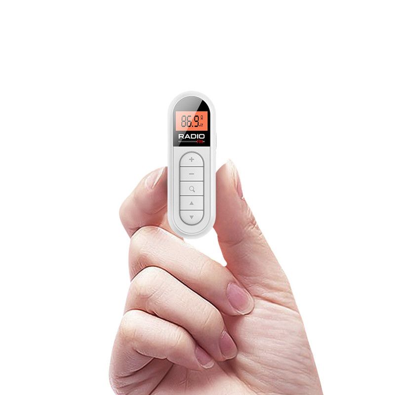 Rechargeable Portable Radio for Seniors - FM Tuning with Back Clip for Meetings — image 2