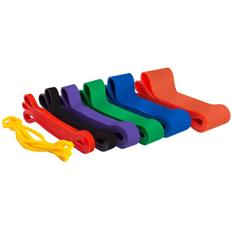 Resistance Bands TPE Fitness Pull Up Exercise Loop Tpe black 25-65 lbs โ image 3