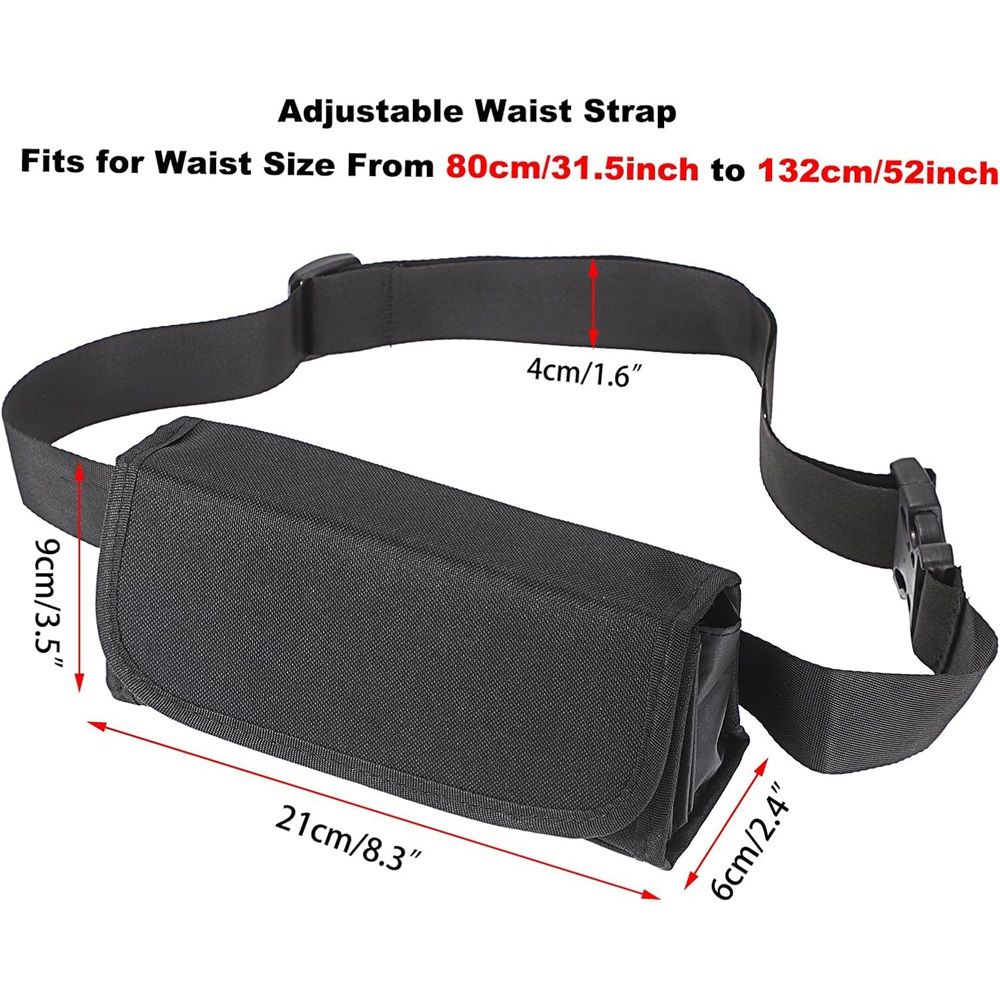 Coin Holder Coin Dispenser, Pack with Banknote Waiters Purse Coin Sorter Coin Organizer, Black Coin Storage Bag for Waitress Server Collector Cashier — image 4