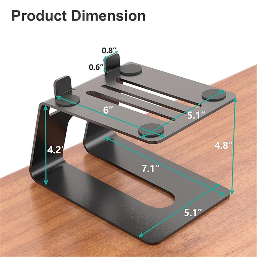 Desktop Speaker Stands with Vibration Absorption Pads, Metal Speaker Stands Pair Support Up to 10lbs,Bookshelf Speaker Stands for Better Audio Experience โ image 3