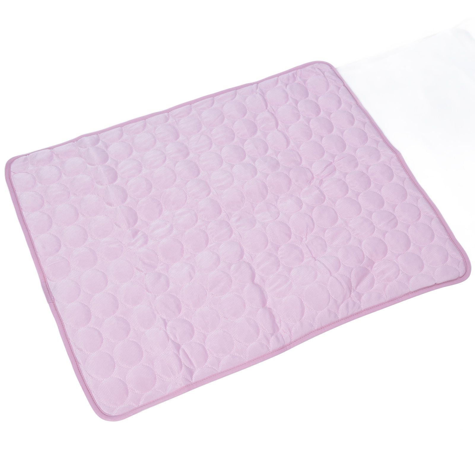 Pet Cooling Mat Breathable Soft Summer Dog Cat Sleeping Pad for Kennel Sofa Bed FloorPink S โ image 3