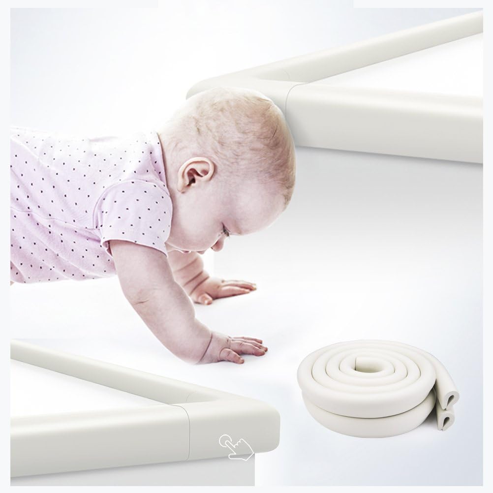 Edge protection strips, 2M * 2 rolls foam safety strips, anti-bump strips for kids, thickened soft protection strips, corner protectors for babies, children — image 6