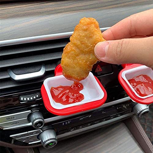 French Fry Holder and Sauce Holder Set, French Fry Holder for Car with 3 Replacement Jam โ image 4