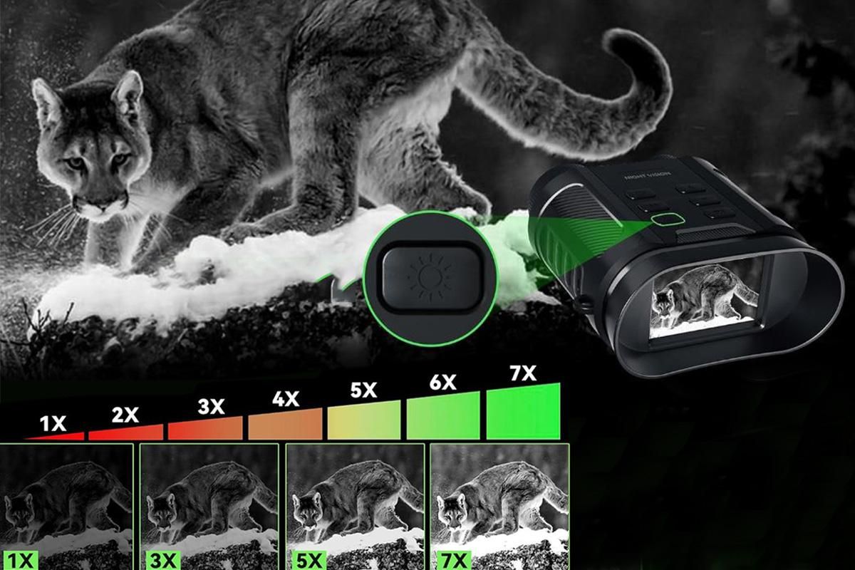 Night Vision Goggles Night Vision Binoculars Hunting Goggles 850nm IR Record Video Photo Camera Digital DVR — image 5