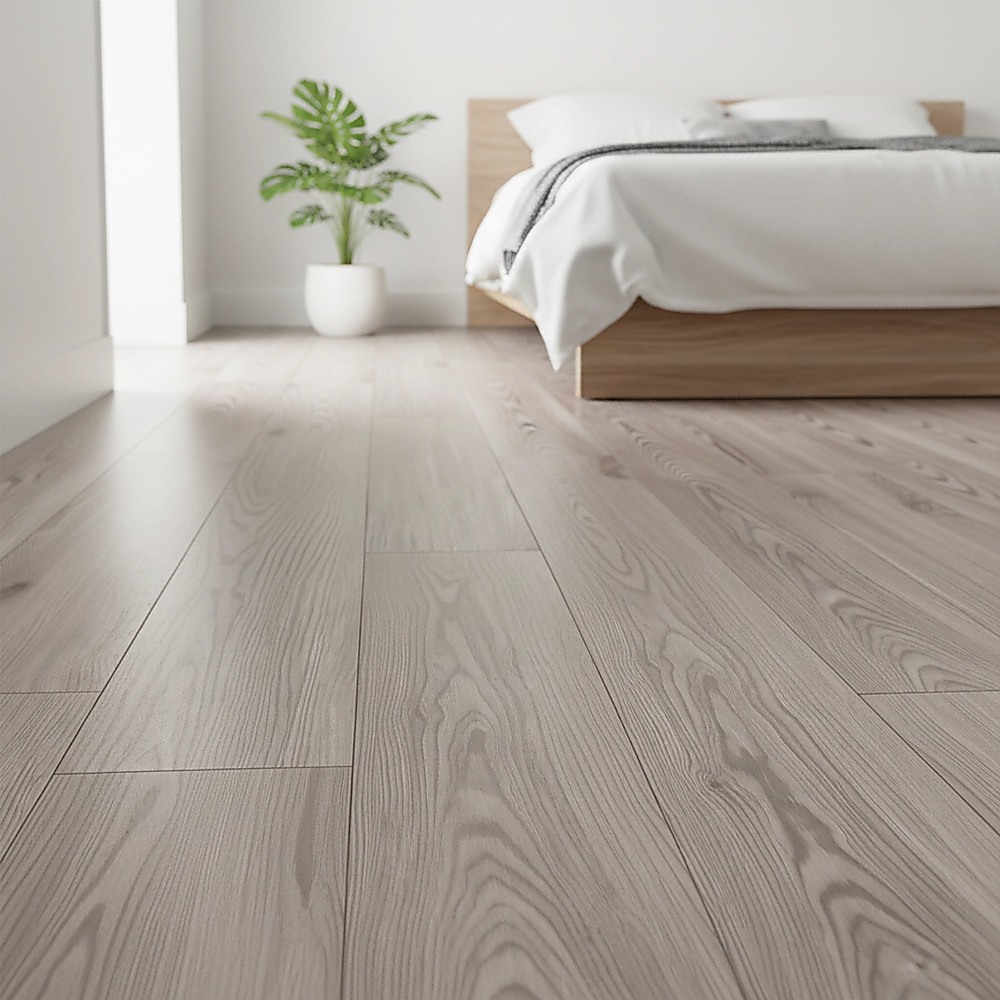 Vinyl Floor Tiles Self Adhesive Flooring Water Dyed Walnut Black Wood Grain 16 Pack 2.3SQM โ image 3