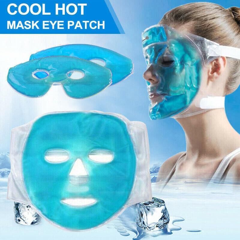 Cooling Mask/Eyepatch Hot Cold Gel Pack Beauty Relax Medical Facial Skin Care Au - Only Mask โ image 6