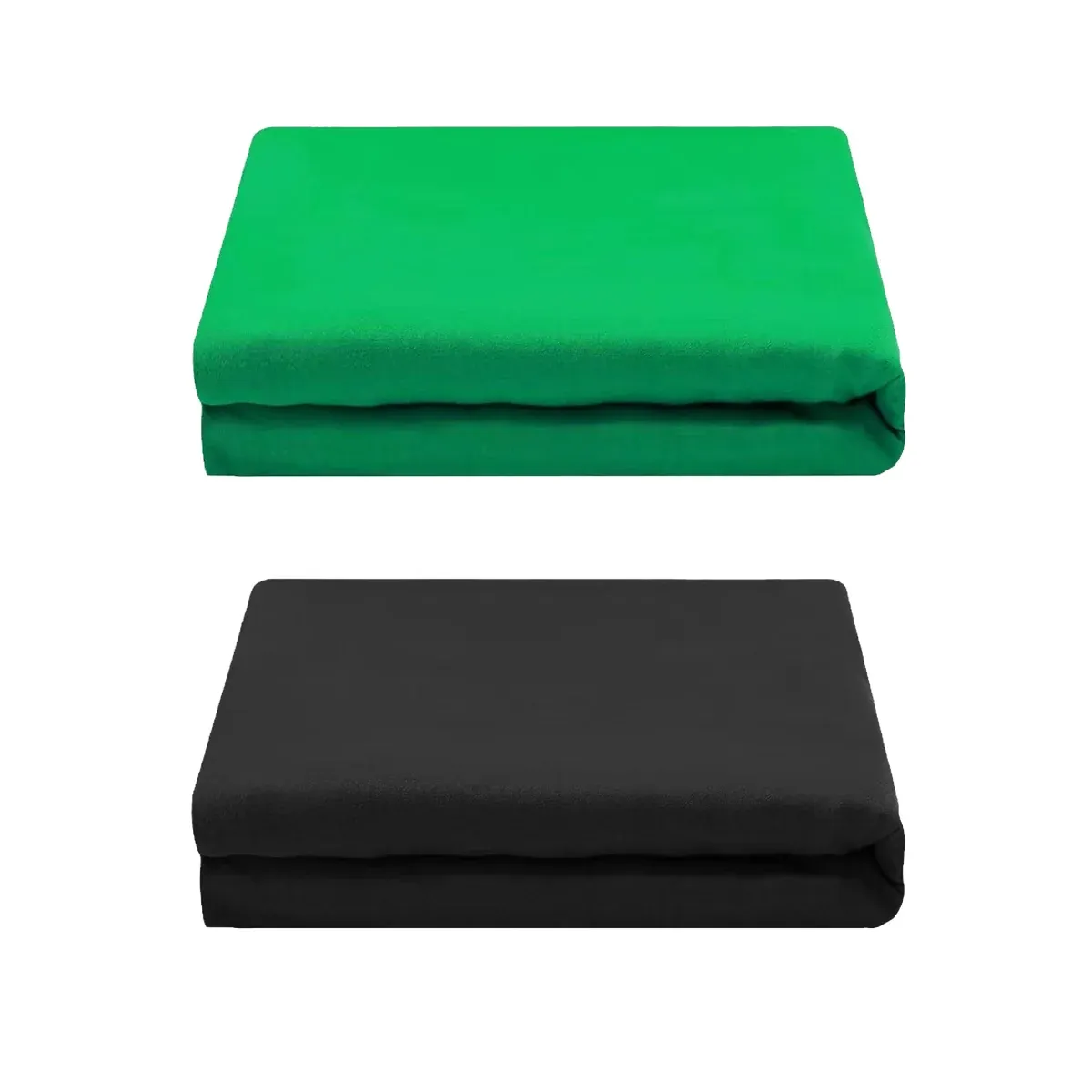 Professional Photography Background Cloth Wrinkle Resistant Durable Green/Black - Green — image 3