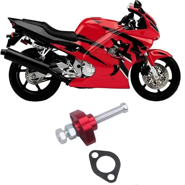 Practical High Performance Manual Cam Timing Chain Tensioner for Honda CBR600F F3 F4 F4I, Replacement Part, Red Color — image 2