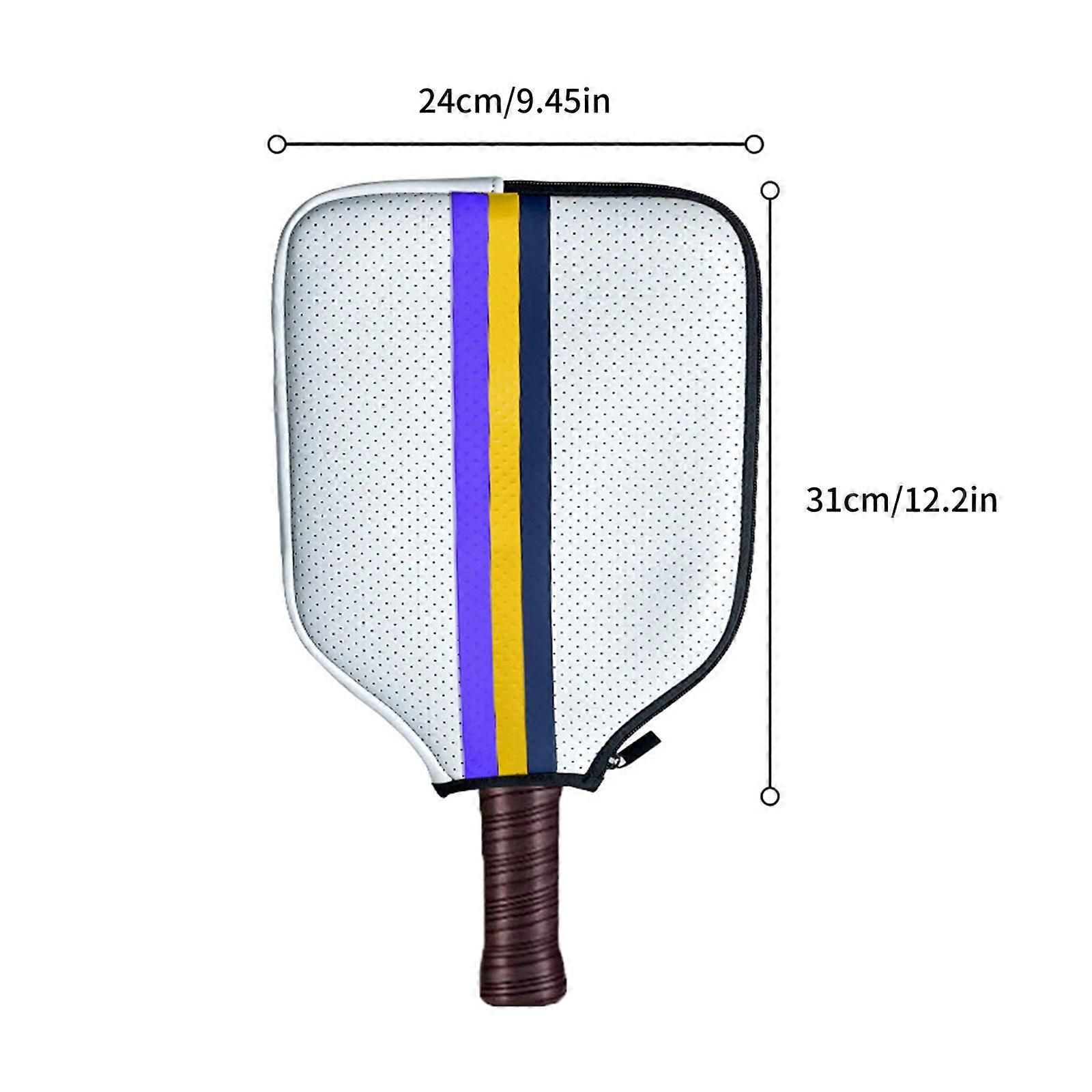 Pickleball Paddle Cover Neoprene Racket Protective Case with Zipper Lightweight Paddle Sleeve - Blue โ image 3