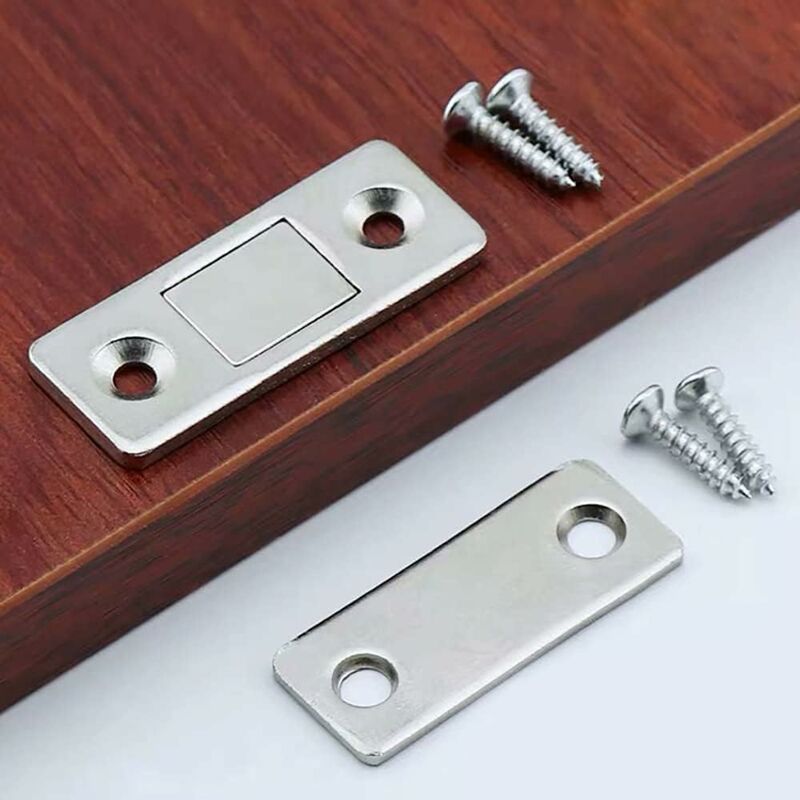4/8 Pack Adhesive Magnetic Cabinet Door Catches Stainless Steel Kitchen Magnetic Catch For Cupboard Magnetic Closure โ image 4