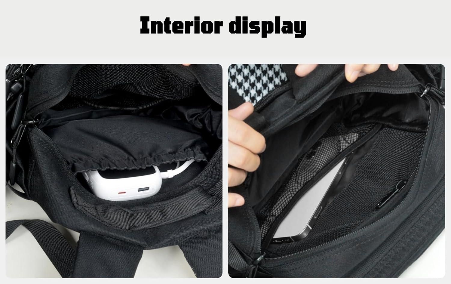 9L Multifunctional Mini Backpack For Men And Women Hiking Travel Sports Running (Black) β image 5
