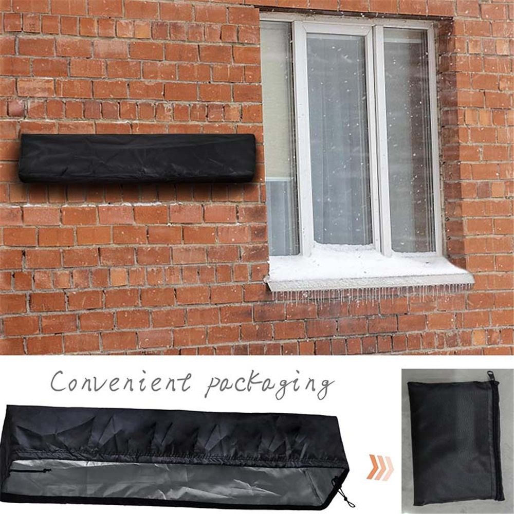 Wall-Mounted Patio Heater Cover - Electric Heater Cover, 420D Oxford Waterproof Dustproof Infrared Heater Covers for Indoor Outdoor Garage Backyard — image 5