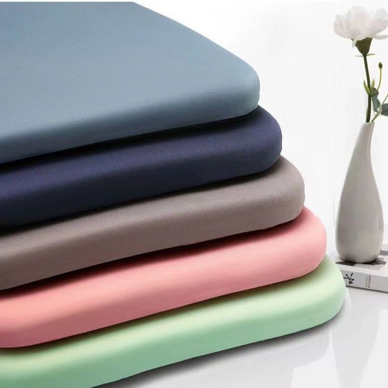 Dark Blue Memory Foam Seat Cushion - 45 x 4.5 cm Polyester Cover, Removable Washable Cover, Portable Office Chair, Student, Dining Chair and Car Seat โ image 2
