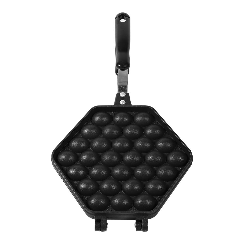 1x Aluminum Alloy NOn stick DIY Eggettes Pan Egg Bubble Cake Baking Mold Plate Using for Home — image 5
