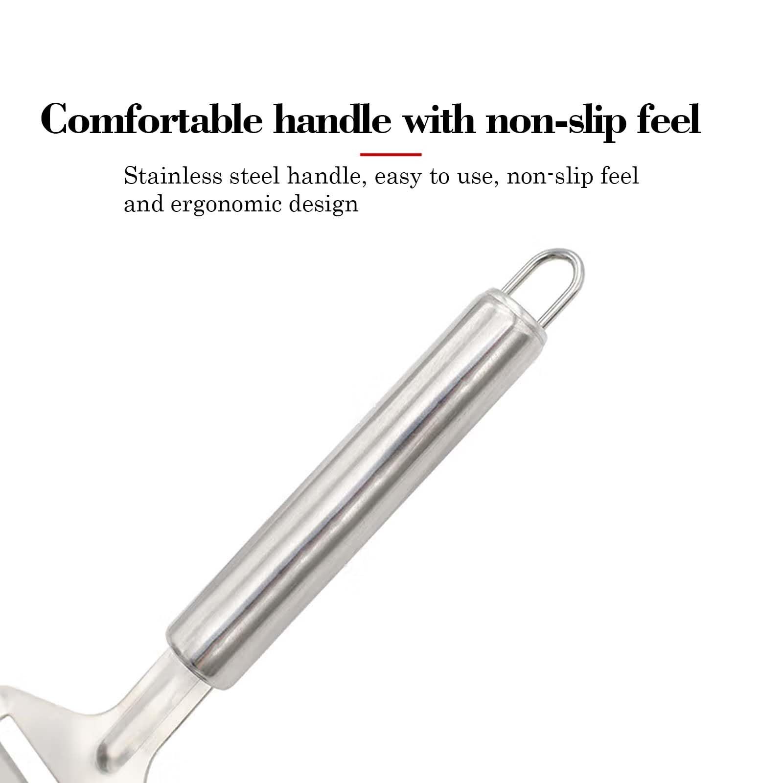Stainless Steel Cheese Slicer for All Types of Cheese - Non-Stick Cheese Shaver - For Kitchen Cooking โ image 3