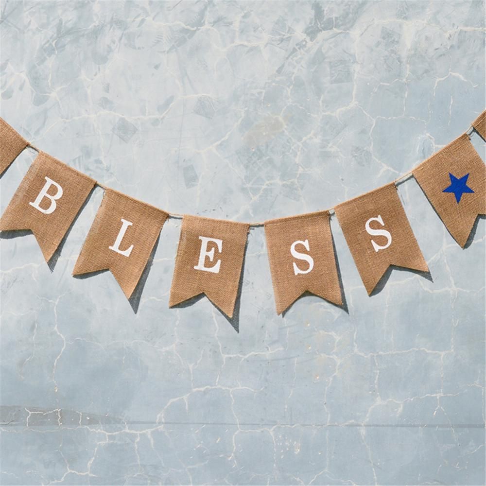 13pcs Set Fashionable Cloth Forked Tail shaped Banner for Party Decoration — image 4