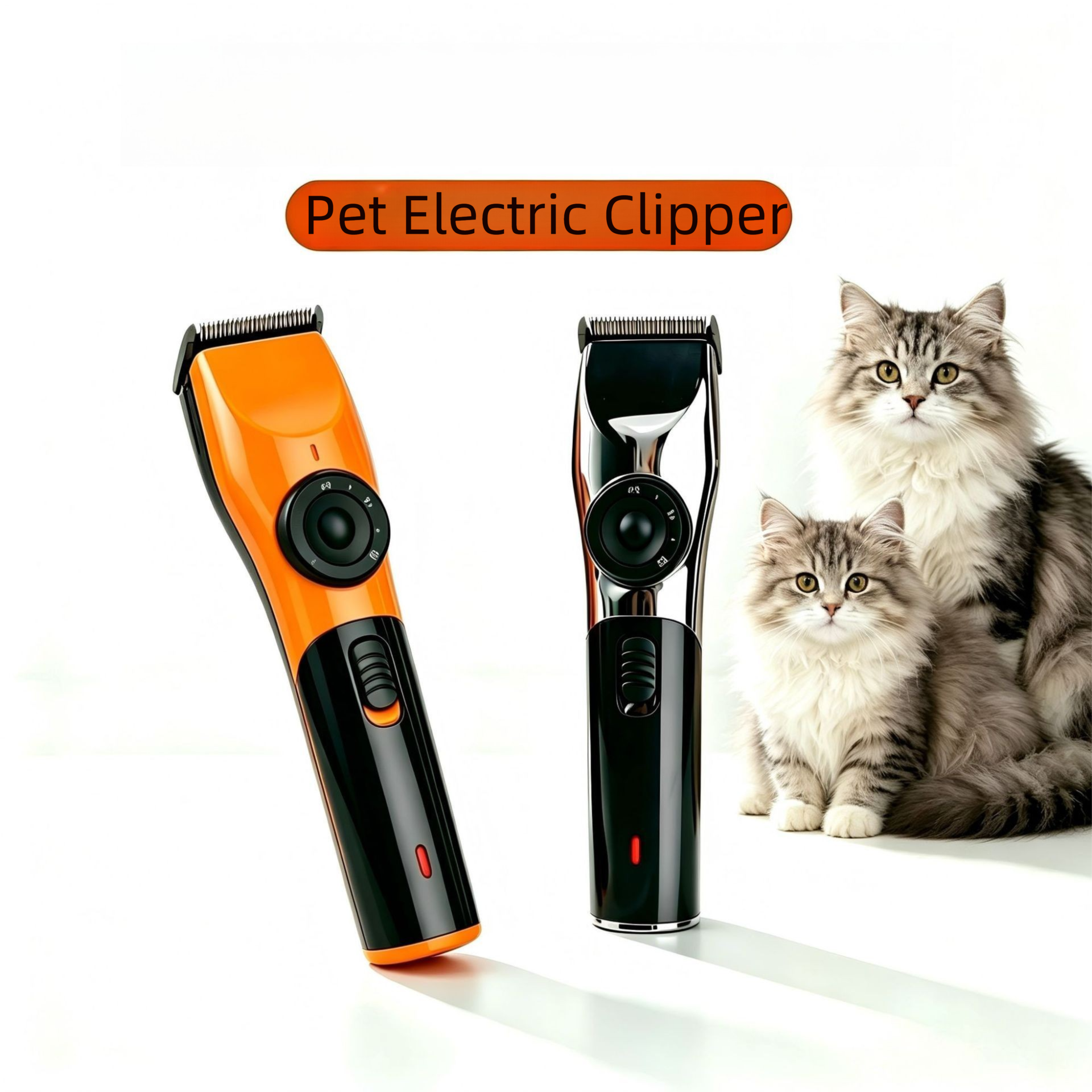 Black Rechargeable Pet Hair Clippers – Cordless Dog & Cat Grooming Trimmer with Adjustable Cutting Length, Guide Combs, USB Charging & Grooming Accessories — image 3