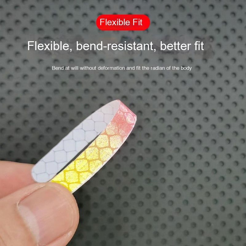 80PCS Reflective Car Wheel Decorative Stripe Stickers, Night Safety Warning Car Stickers, Anti-Scratch Reflective Stickers โ image 3