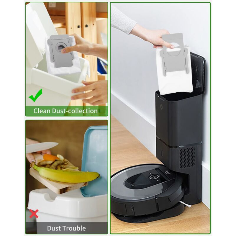 iRobot Roomba Clean Base Vacuum Bags 10-Pack Compatible with i3 i4 i6 i7 i8 j7 S9 E5 E6 E7 — image 3