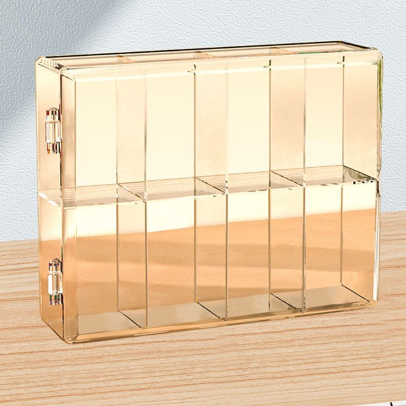 8 Grid Cartoon Anime Figure Display Storage Box 8 Compartment Transparent Anime Figure Display Case for Home — image 6