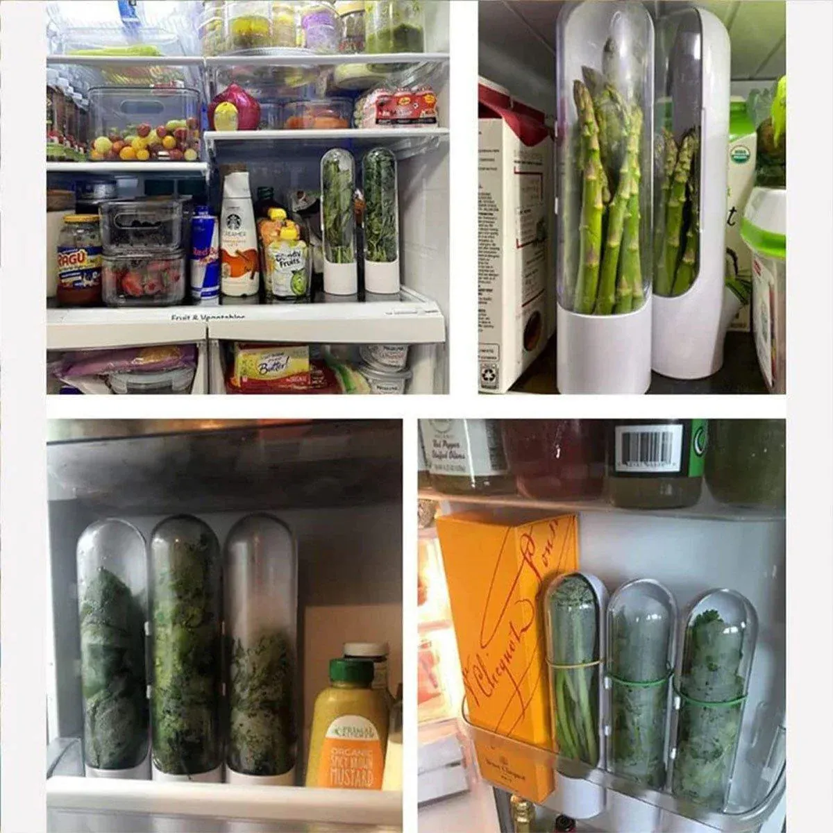 2pcs Fresh Box Vegetable Crisper Fridge Storage Container for Kitchen Use โ image 5