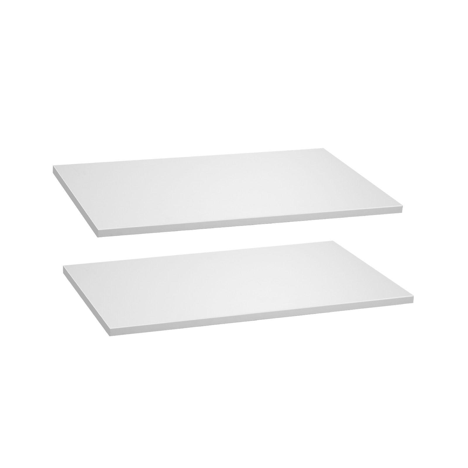 Melamine Shelves, 2 Piece, Wooden Cabinet Shelves Cut to Size for Closet System, Replacement Cabinet Shelf, Versatile Use Wardrobe Board for Closets, Cabinets