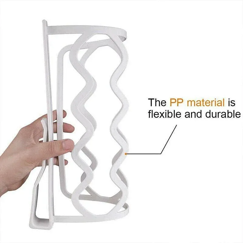 4PCS Clip-On Closet Shelf Dividers Wardrobe Organizer for Clothes and Cabinets โ image 5