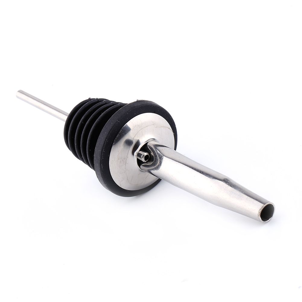 Stainless Steel Free Flow Vented Pourer Wine Liquor Bottle Spout Stopper US โ image 6