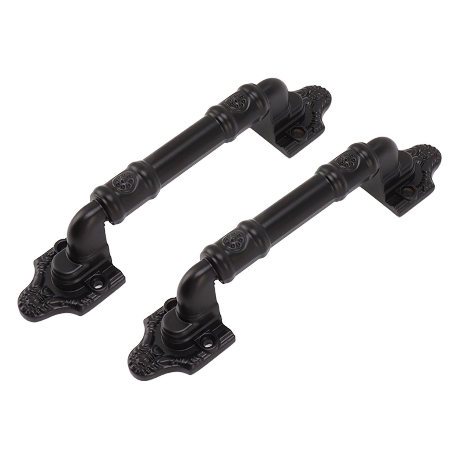 2PCS Door Handle Heavy Duty Smooth Surface Black Flexible Door Levers for Warehouse Door Sliding Door โ image 6
