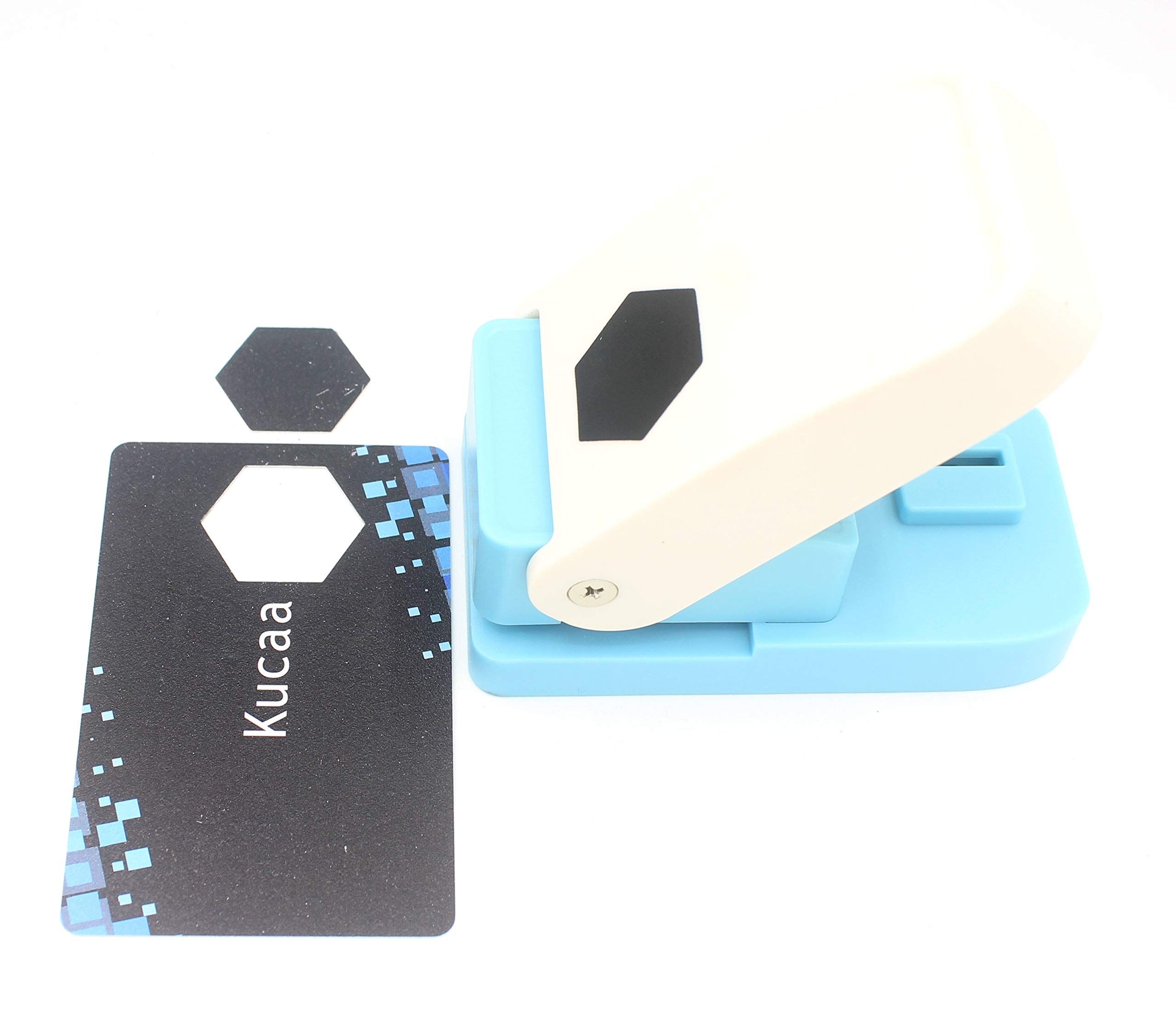 Handmade Scrapbooking One Inch 25mm Size Craft Lever Punch Embossing Puncher Mini Fancy Punch (Hexagon) — image 4