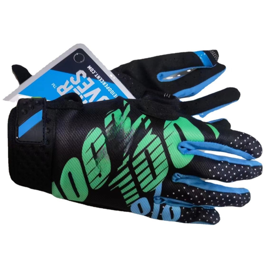 LOHAS FOX Cycling Gloves Nylon Wear Resistant Long. Dark green XL โ image 5